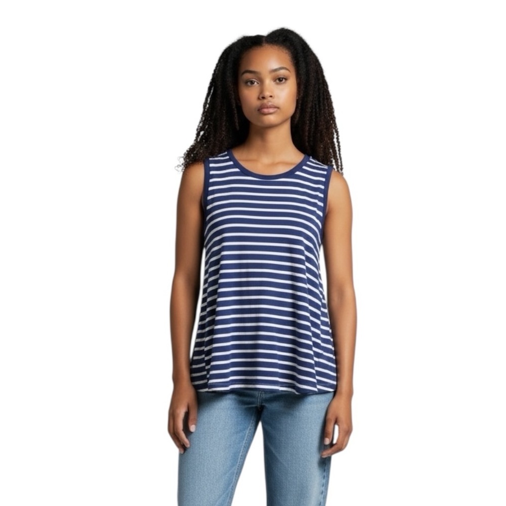 Free People We The Free Striped Loose Beach Summer Tank Top